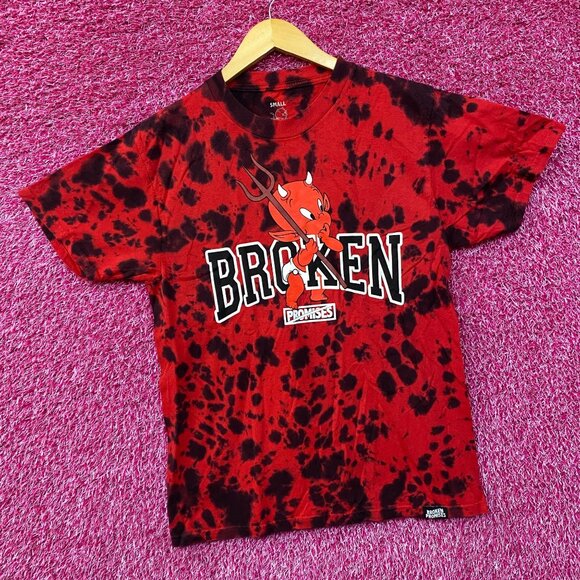 Broken Promises x Hot Stuff Tiedye Tshirt size Small - Picture 3 of 5